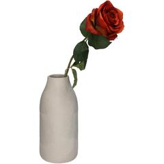 Schilliger Sélection  Vase porcelaine brossé Blanc 9.9x9.9x21.4cm