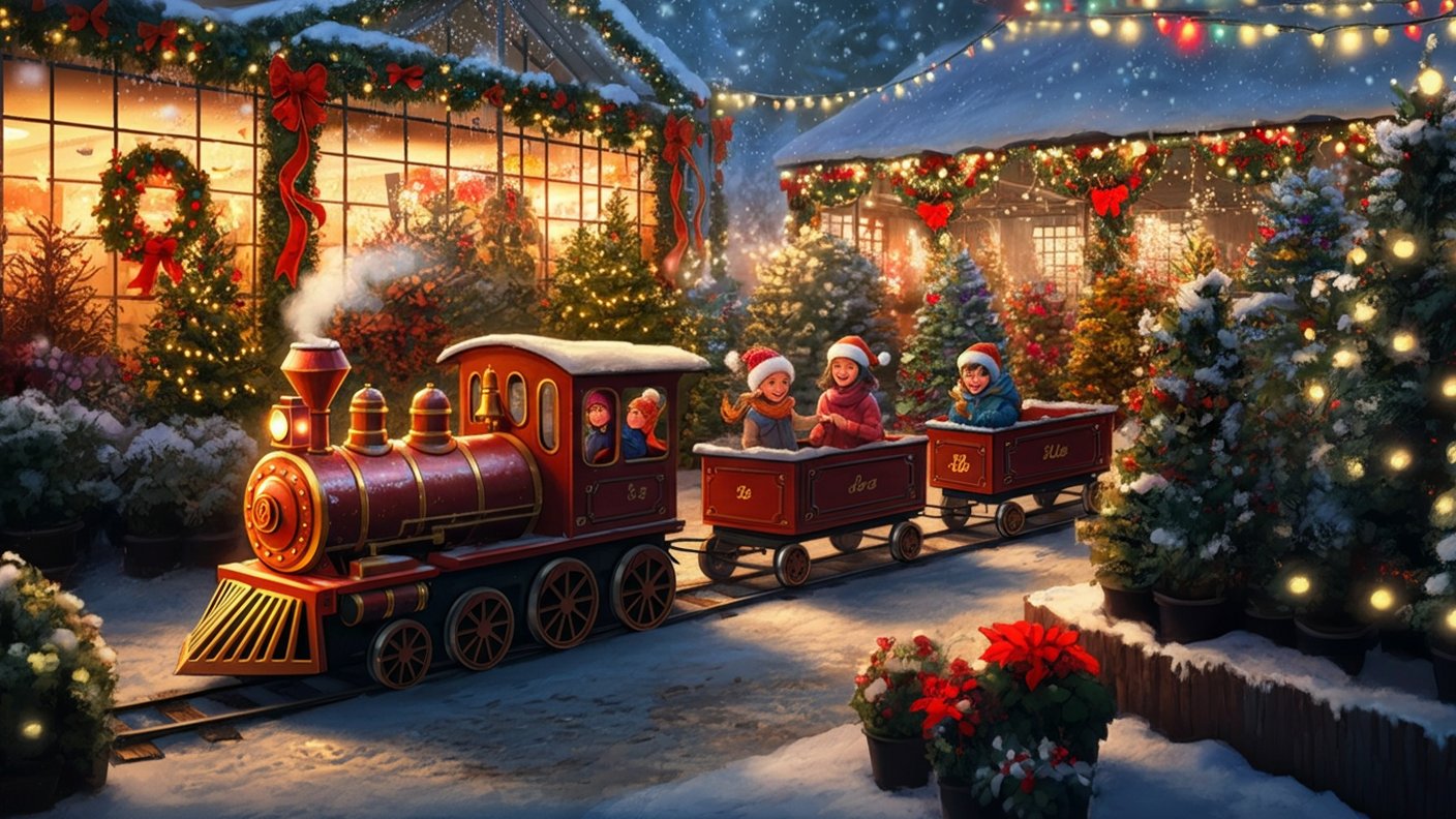 Train de Noël