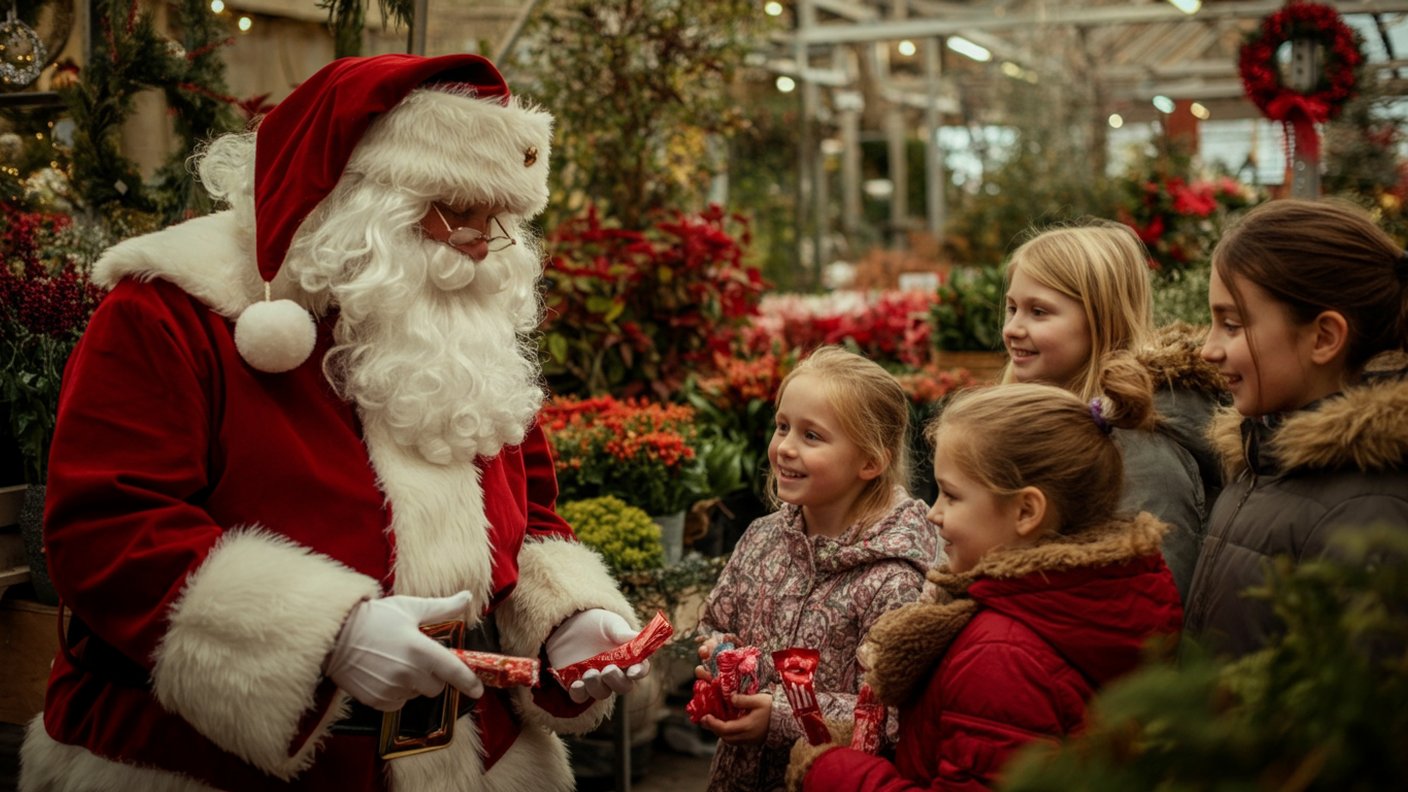 La visite du Père Noël