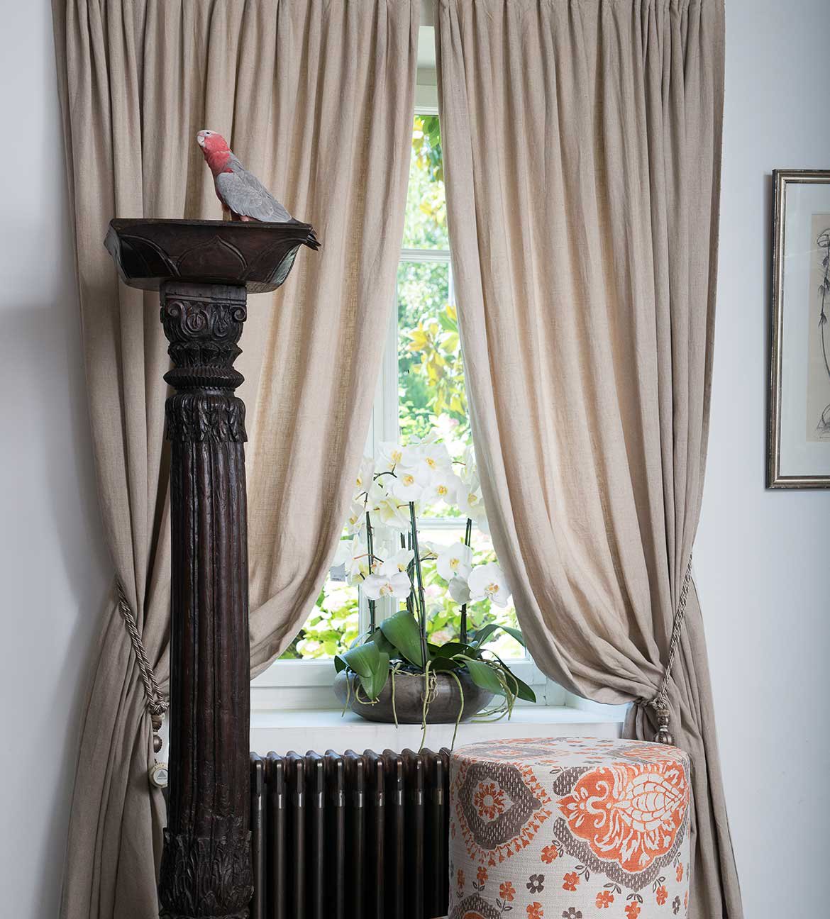 Tissus ameublement rideau, coussin décoratif, nappe 