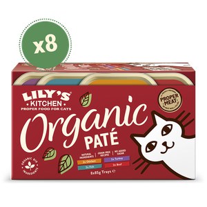 Lily's  Lily's cat Adult Organic Paté Multipack  8x85g