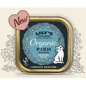Lily's  Lily's cat Adult Organic Fish Dinner 85g  85g
