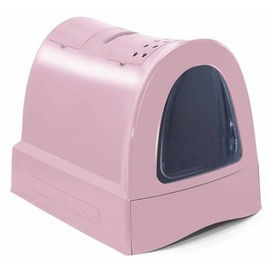   ZUMA toilettes pour chats, 40 x 56 x H 42.5 cm avec accessoires,rosa  