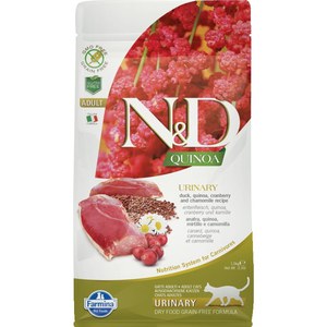 N&D  N&D QUINOA FELINE Urinary Canard & Canneberge 1.5kg  