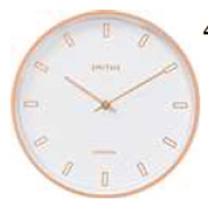   Horloge Rose gold&white SM/FIRECREST/RW  30cm