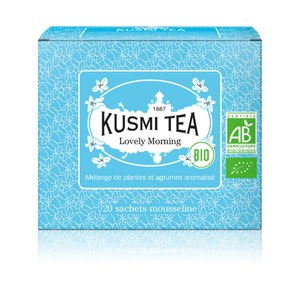 Kusmi Tea  Lovely Morning Bio - Etui 20 sachets mousseline - 40gr  40gr