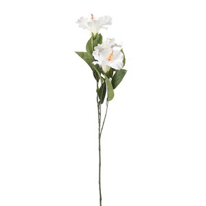 Schilliger Sélection  Hibiscus 3 fleurs artificiel Blanc 81cm