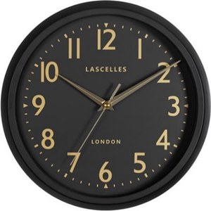   Horloge Retro en noir matte avec balayage de la trotteuse 30cm DECO/LASC/BL  30cm