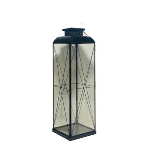 Schilliger Design  Lanterne Cadix carrée Noir 21x21x69.5cm