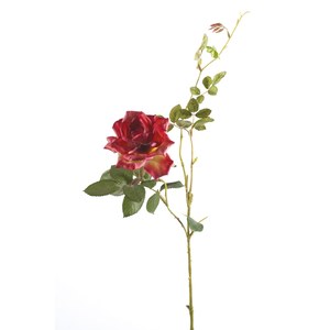 Schilliger Sélection  Rose Dianna artificielle Rouge rose vif 75cm