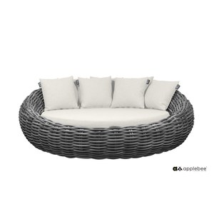 Canap s Apple Bee Cocoon Cocoon Daybed Gris plomb 220 cm Schilliger