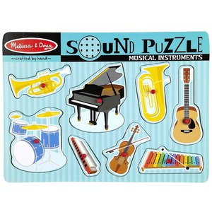 Melissa & Doug  Puzzle Sonore Bois Instruments  