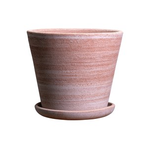 Pot En Terre Cuite Deroma, Diam. 38 X Haut. 38 Cm, Terre Cuite Rosée