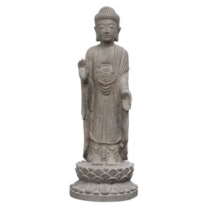 Schilliger Sélection  Bouddha Debout Style Indien  35x37x47cm