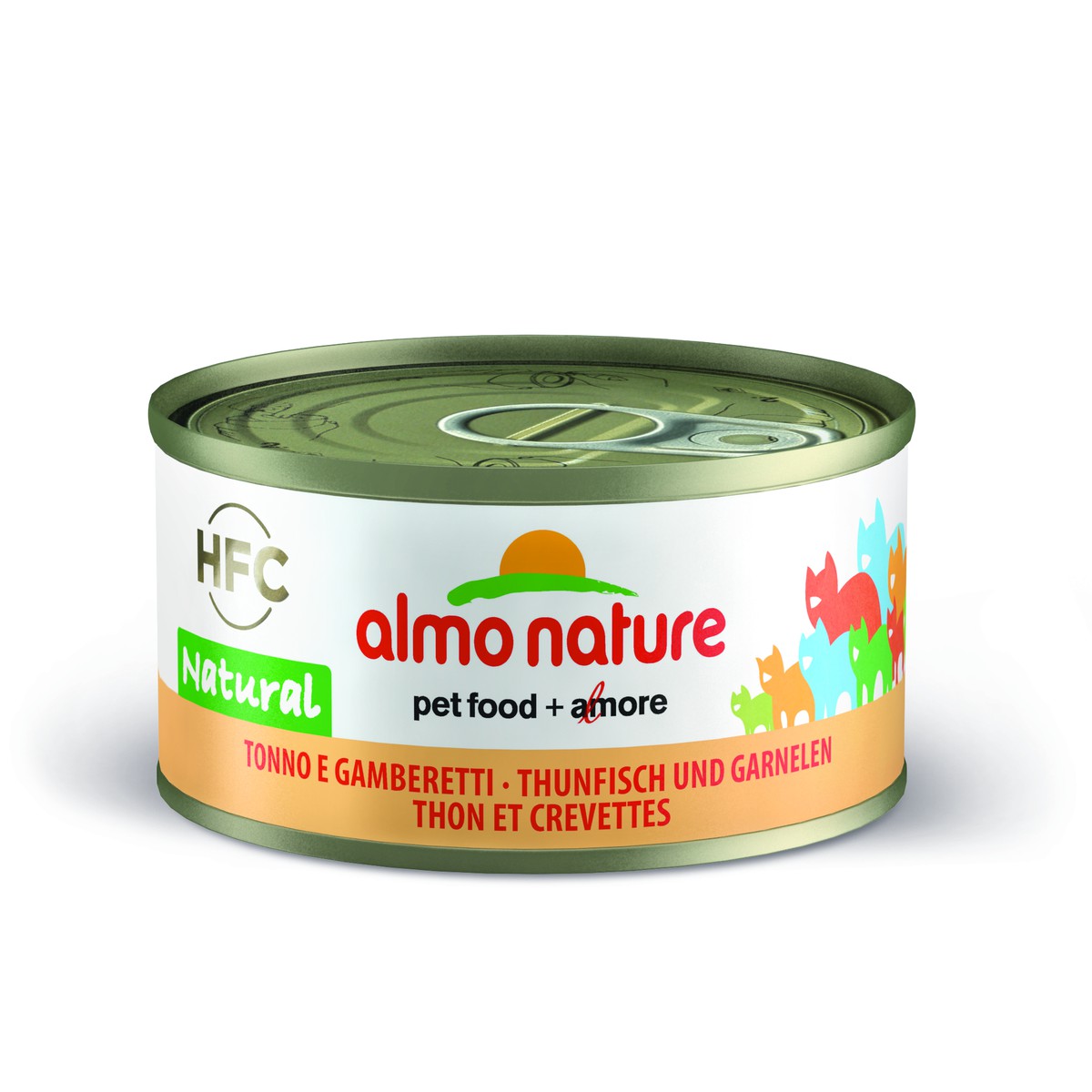 Almo nature  Almo nature  HFC CAT Natural Thon et Crevettes 70g  70 g