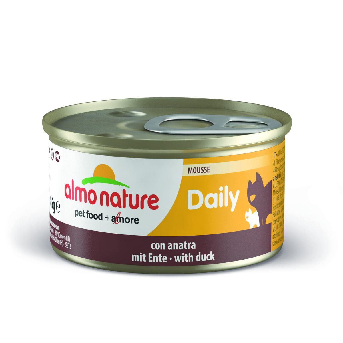 Almo nature  Almo nature PFC Cat Daily menu Mousse Canard 85g  85 g