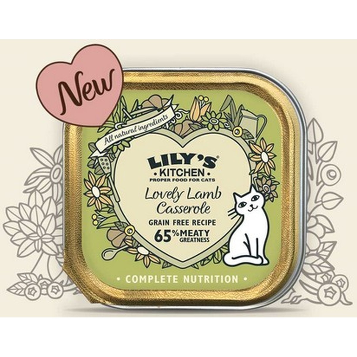 Lily's  Lily's cat Adult Lovely Lamb Casserole 85g  85g