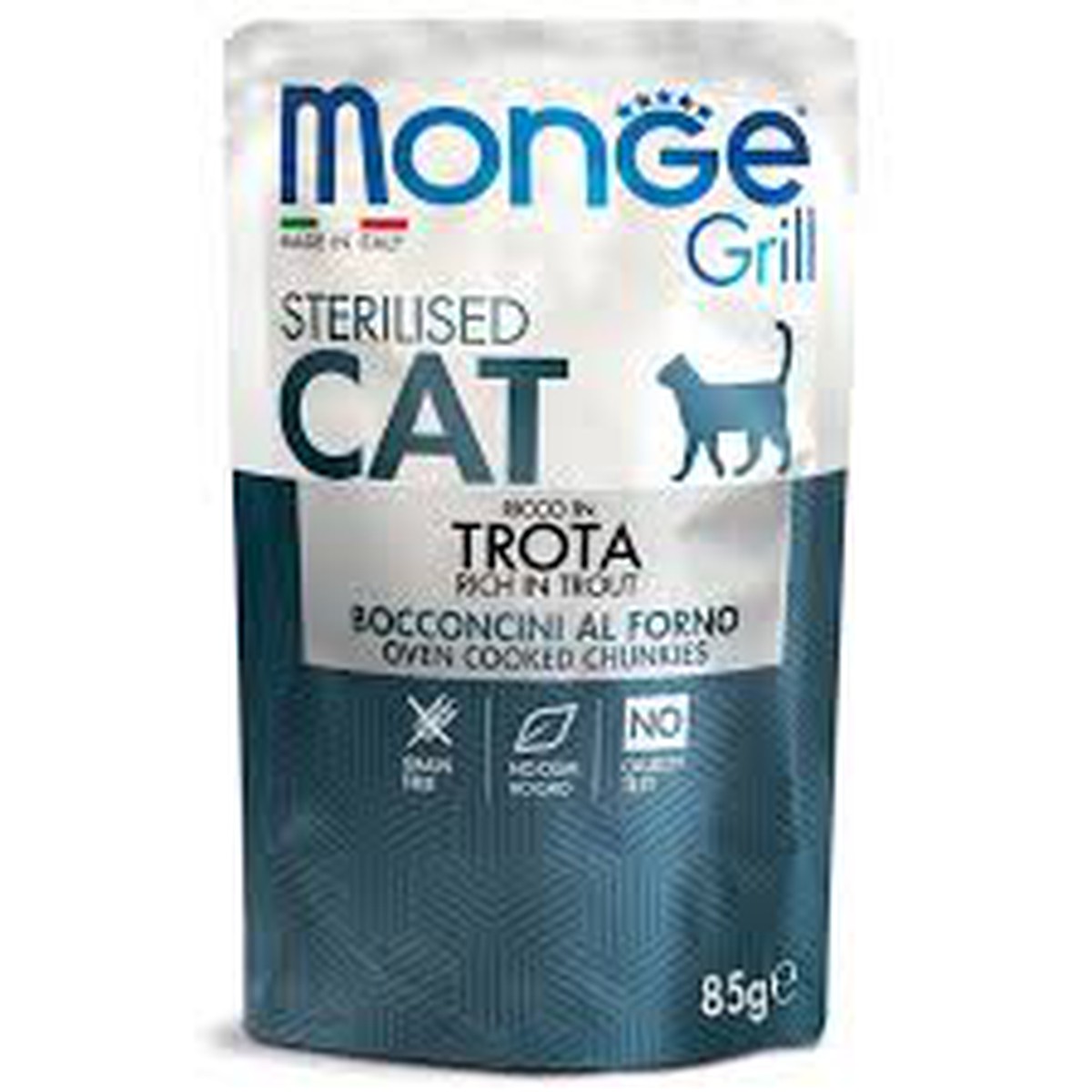 Monge  Monge Grill Cat Sterilised Trout 85g  