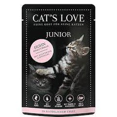   CAT`S LOVE Junior poulet 85g  