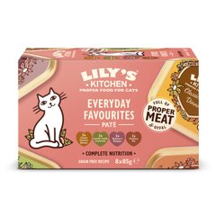 Lily's  Lily's cat Smooth paté selection Multipack  8x70g