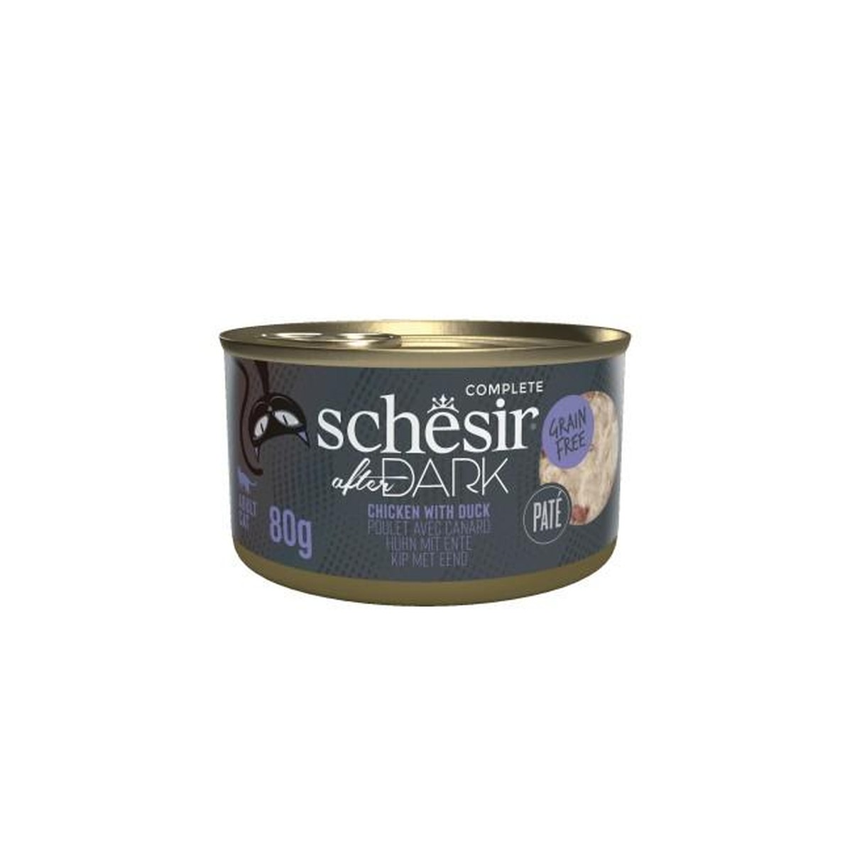 Schesir  SCHESIR AFTER DARK PATE BOITE 80G POULET ET CANARD  