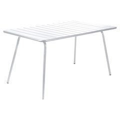 Fermob Luxembourg Table Luxembourg rectangulaire démontable Blanc L 143 x l 80 x H74cm