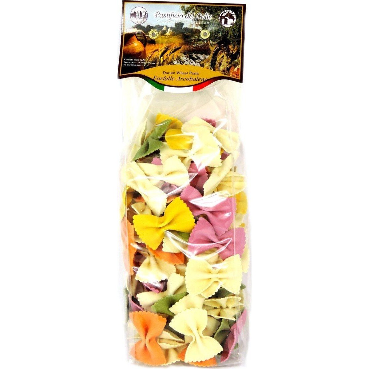 Pastificio Del Colle  Pâtes Farfalle arcobaleno 500gr  500gr