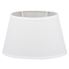 Schilliger Design Bellini Abat-jour Bellini ovale Blanc chenu 21.5x15x30x22x18.5cm