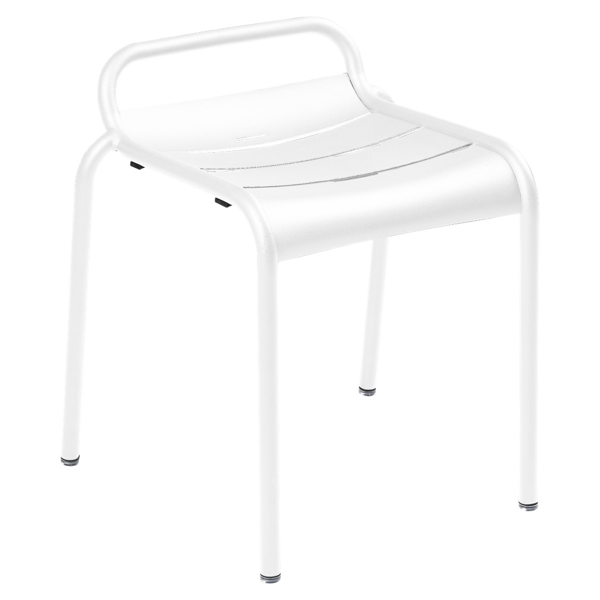 Fermob Luxembourg Tabouret bas Luxembourg Blanc L 51.2 x l 49.3 x H57.7cm