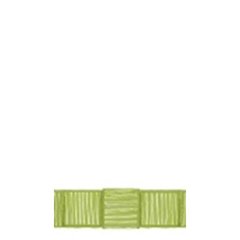 Caspari  Serviette Buffet Green Ribbon border Vert gazon ou herbe 