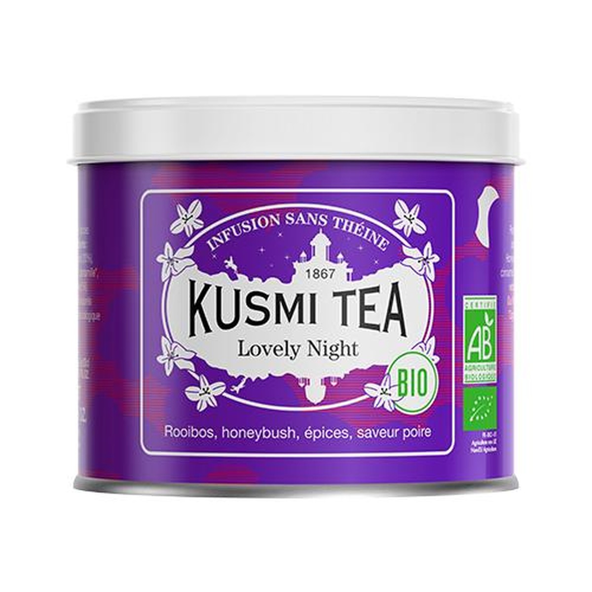 Kusmi Tea  Lovely Night Bio - Boîte métal 100g  100gr