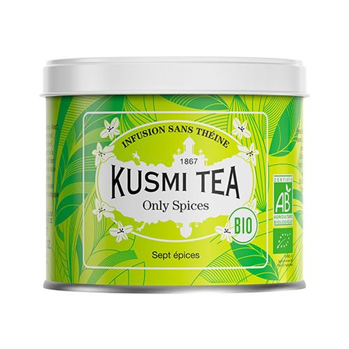 Kusmi Tea  Only Spices Bio - Boîte métal 100g  100gr