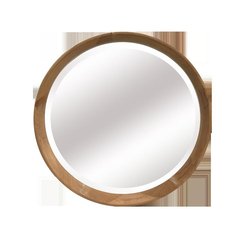   Miroir bois rond biseauté GB296C52-0  52.6cm