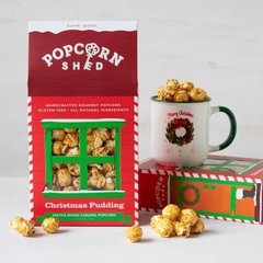 Popcorn Shed  Popcorn Christmas Pudding 80gr  80gr