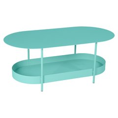 Fermob Salsa Table salsa basse Bleu des mers du sud L 1190 x l 580 x H460cm