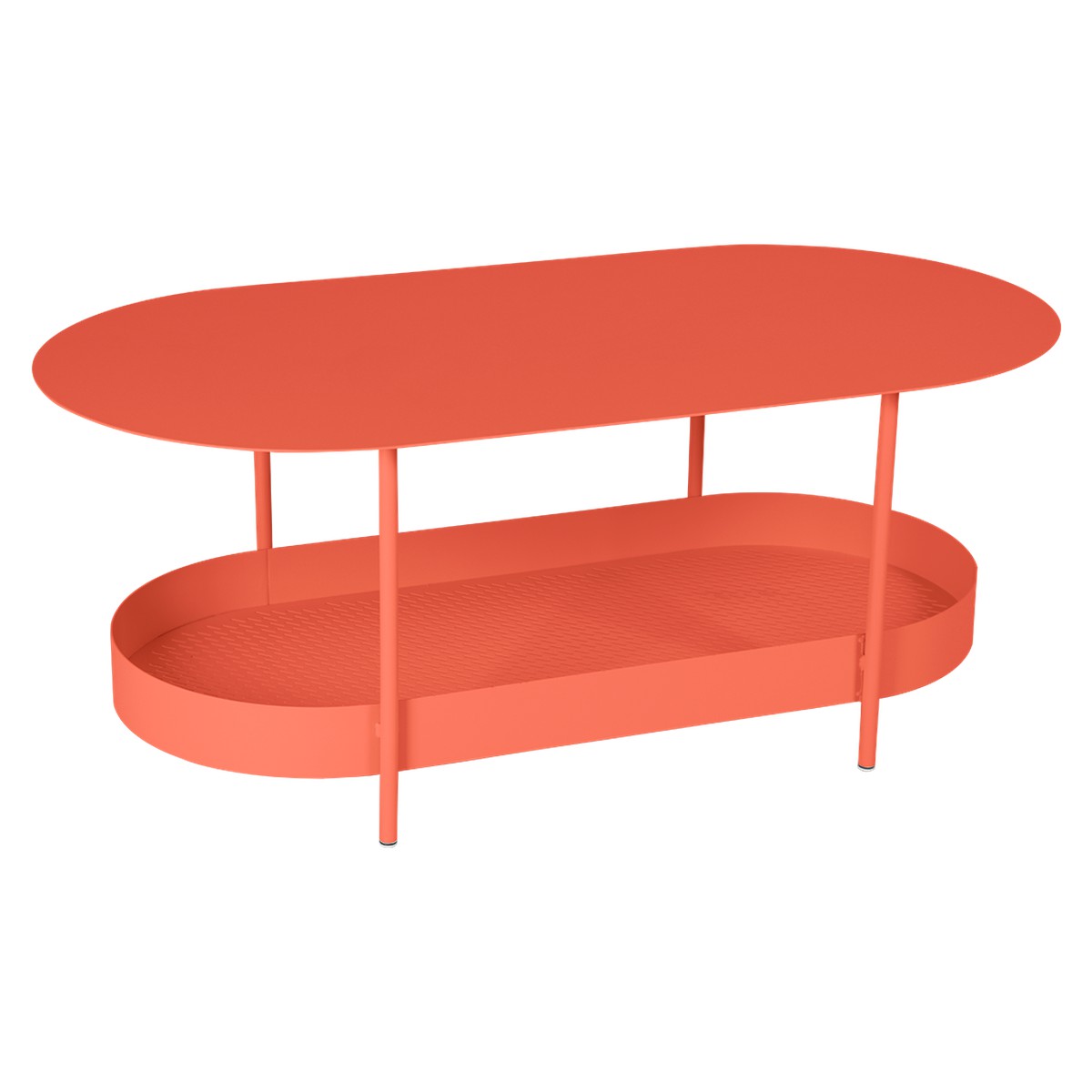 Fermob Salsa Table salsa basse Rouge saumon L 1190 x l 580 x H460cm