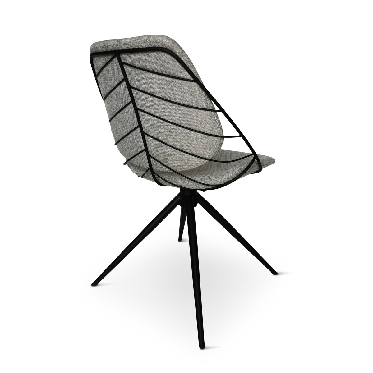 Castle Line Rafael Chaise Rafael pivotante gris clair Gris perle 50x53x45/80cm