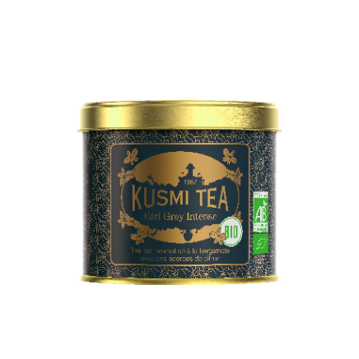 Kusmi Tea  Earl Grey Intense Bio - Boîte métal 100gr  100gr