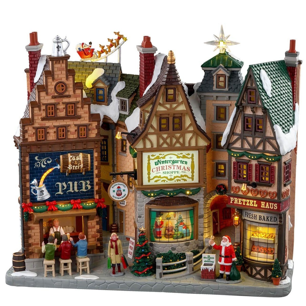 Lemax  Façade Wintergarten Christmas Shoppe  31x11.5x28.2cm