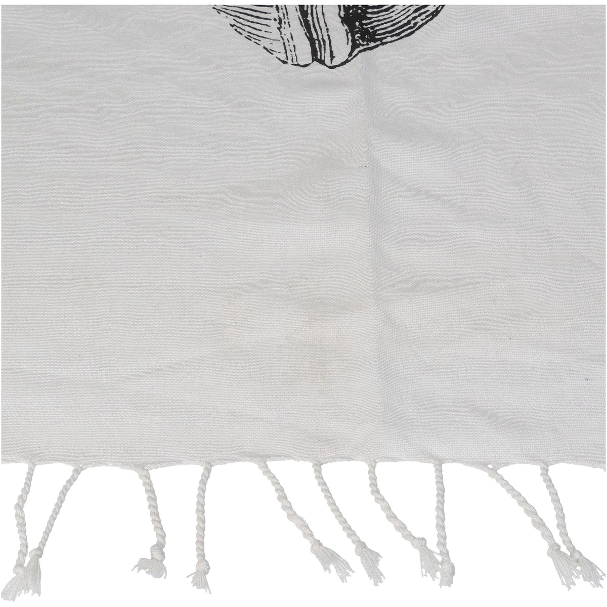 Schilliger Sélection  Fouta Poisson blanc Blanc 100x180cm