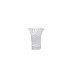 Schilliger Sélection Norverre Vase cotelé en verre  12x14.5cm