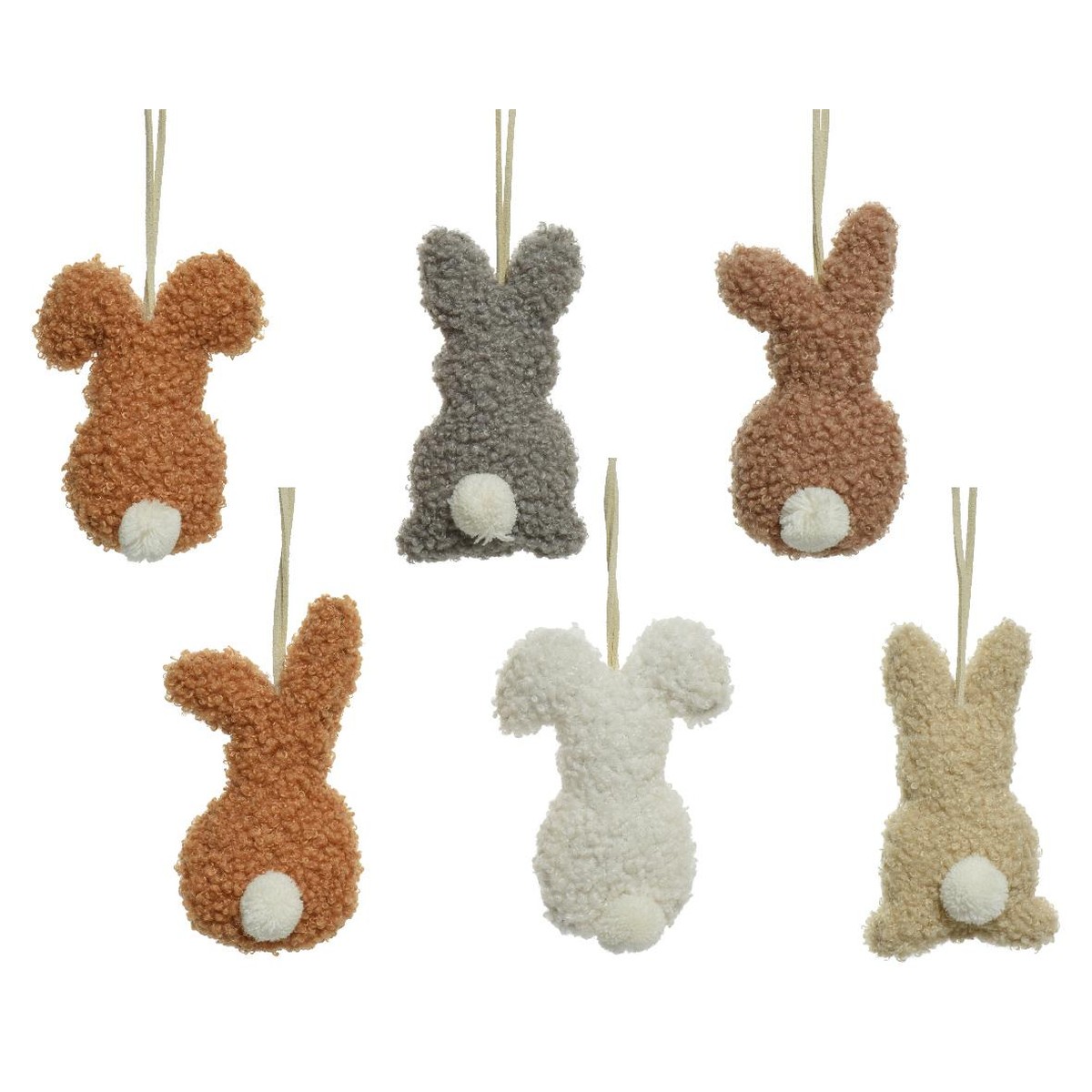 Schilliger Sélection  Lapin peluche à suspendre  6x3x11cm