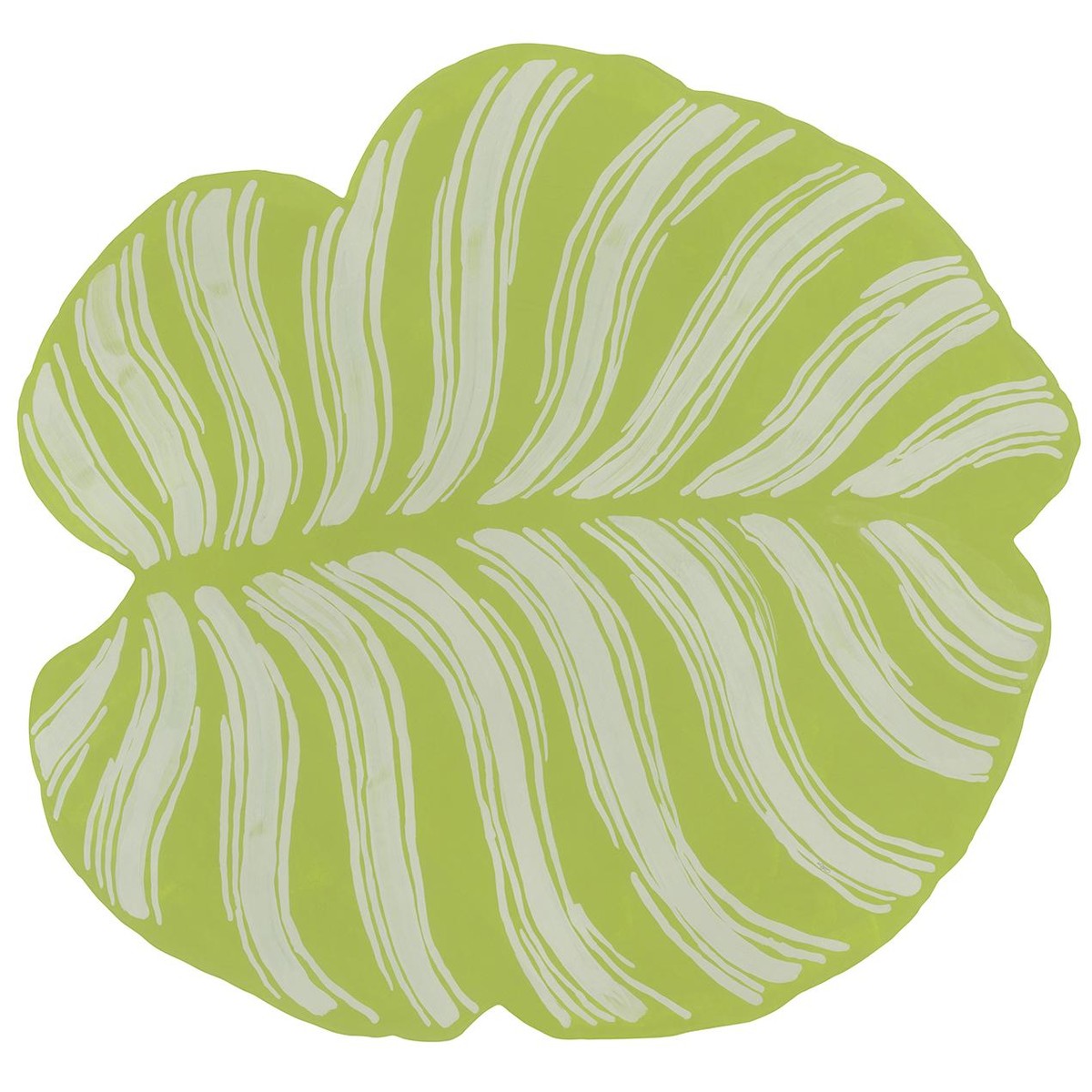 Caspari  Set de table diecut, Tropical Leaf  35,5cm approx.