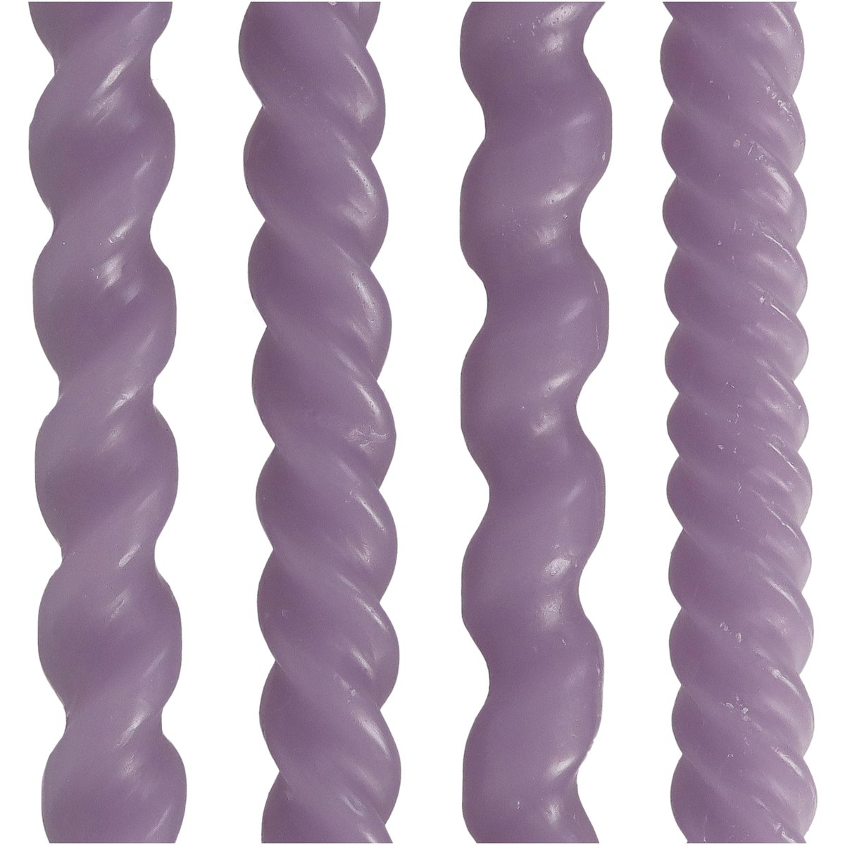 Schilliger Sélection  Bougies Spirales 4 pièces Violet 2.7x31cm