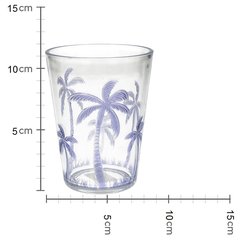 Schilliger Sélection  Verre à eau Palmier lilas en acrylique Violet lilas 9.3x12cm