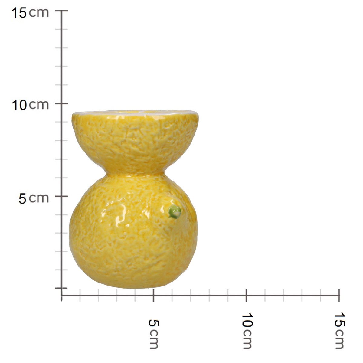 Schilliger Sélection  Bougeoir Citron  9.8x7.2x10cm