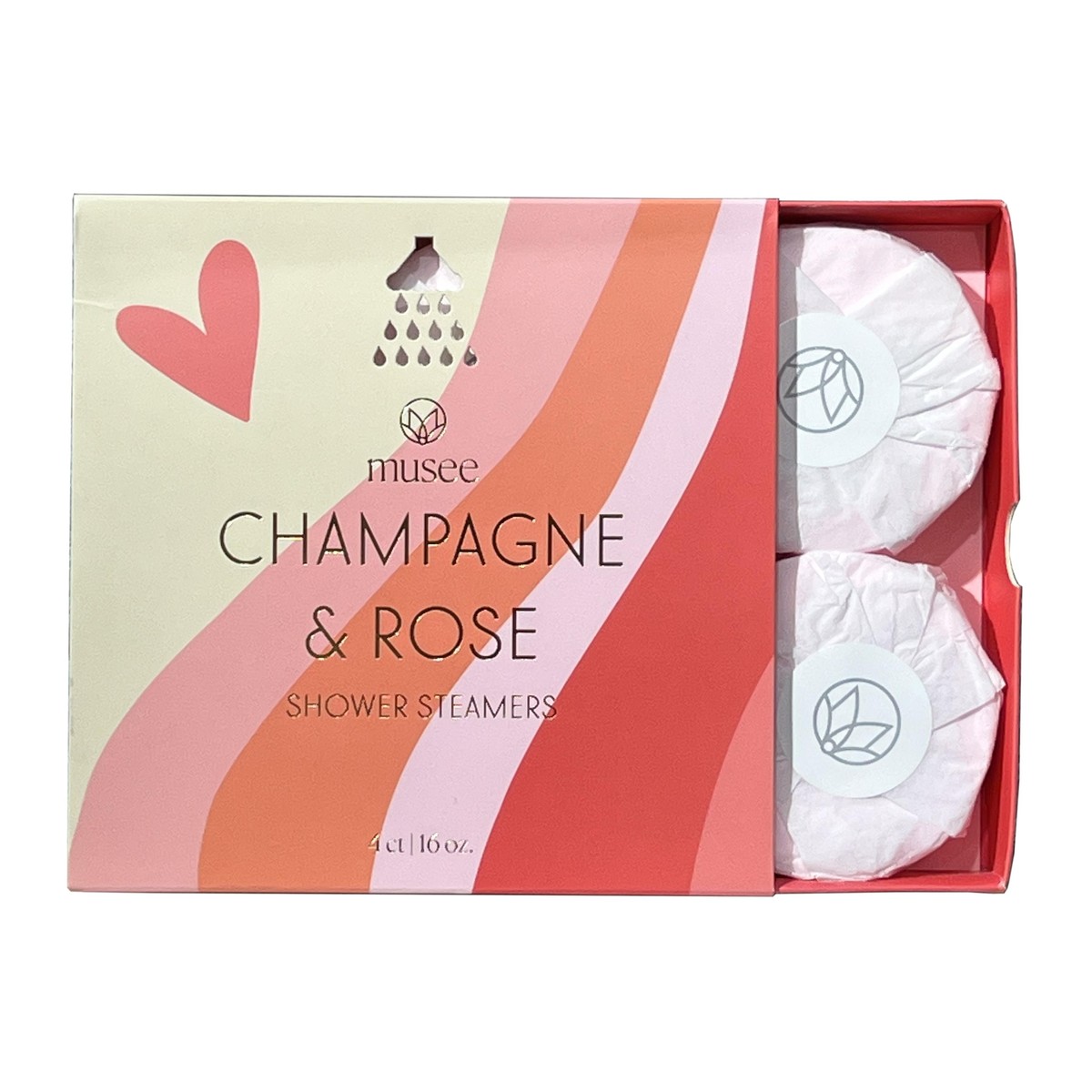  MUSEE Palets parfumés Champagne + Rose  