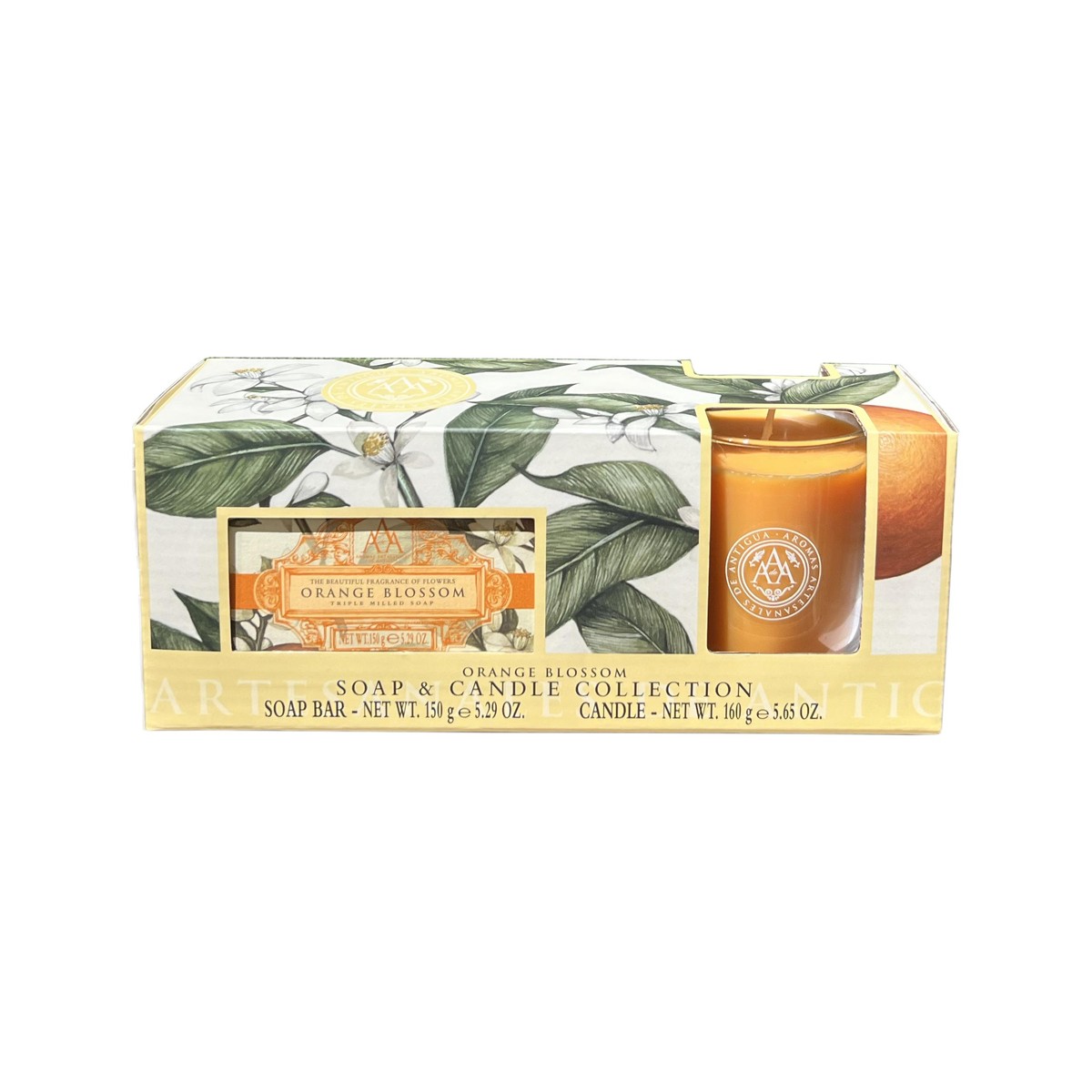 The Somerset Toiletry AAA Floral Set Bougie&Savon Orange Blossom  150&160gr