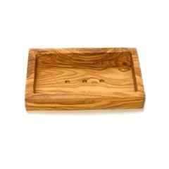   Porte-Savon en bois d'olivier rect. ECOB089  13cm