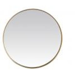   MIROIR FIN DORE ROND GR419C30-0  30X30CM